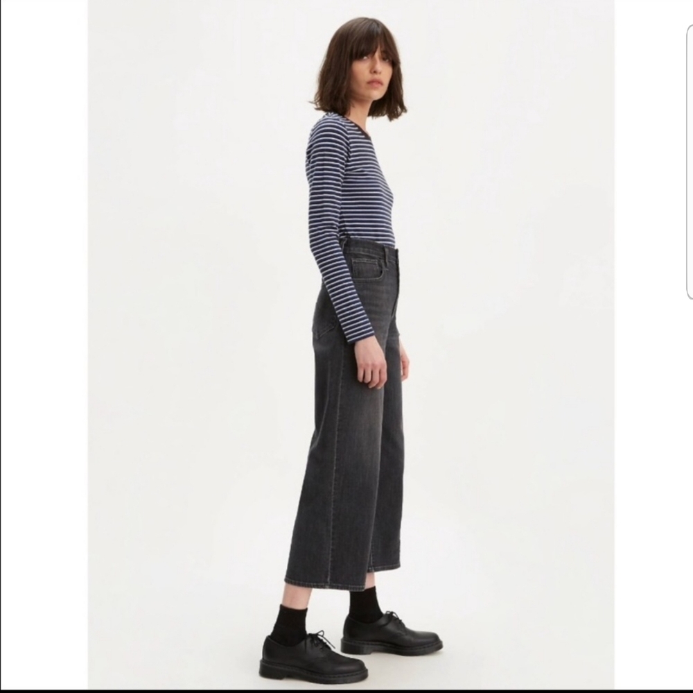 ‼LAST PAIR SIZE 25‼ Mile High Cropped Wide leg